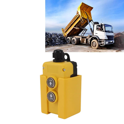 Heavy Duty Wireless Dump Trailer Remote Control Switch 12V DC Plug And Play Hydraulic Lift Controller With Three Mount Options For Cranes Booms And Hoist Gear No Sweat Rig Ready Performance