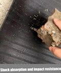 Close-up of Real Deal 5mm Electrical Insulated Rubber Mat High Voltage Safety Flooring Antishock Substation Workpad showing durable surface.