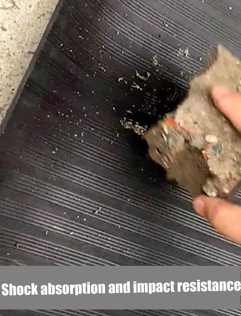 Close-up of Real Deal 5mm Electrical Insulated Rubber Mat High Voltage Safety Flooring Antishock Substation Workpad showing durable surface.