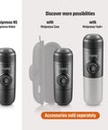 Portable Hand Powered Espresso Maker With Manual Piston Action For Travel And Office Brew Compatible With Original NS Capsules