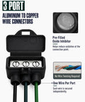 Hella Reliable 15 Pack 3 Port Screw Terminal Aluminum To Copper Wire Connectors With Oxide Inhibitor for easy wiring upgrades