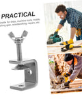 Two Pack Heavy Duty Clamps For Woodworking Quick And Secure C Clamps For Small To Large Materials Portable Opening Shaped Tool Durable And Versatile