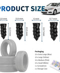 Heavy Duty Tire Plug Kit With Screwdriver, 60 Pieces In Four Sizes For Quick Puncture Repair On Cars, Trucks, And SUVs