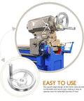 Heavy Duty Carbon Steel Handwheel With Durable Chrome Plating And Ergonomic Rounded Square Edge Design Perfect For Machining Jobs On CNC Lathe Drilling Tools And Industrial Equipment on CNC lathe