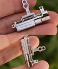 Tiny But Mighty 5mm Planetary Gearbox Stepping Motor With Ball Bearing Linear Screw And Slider Nut in hand, compact design