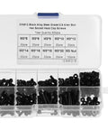 Heavy Duty 300 Piece Hex Screws Nuts Assortment Kit, M3 Socket Head Cap Bolts, Alloy Steel Fasteners in box