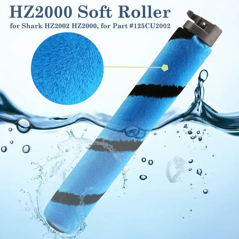 HZ2000 soft roller for 4 Pack Foam And Felt Pro Grade Vacuum Filter Kit Replacement For HZ2002 HZ2000 Vertex Ultralight DuoClean
