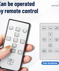 Hand holding remote for 4K Compact Microscope Camera With 8X Magnification, CS Lens Mount, HD Video Output, And Button Or Remote Control.