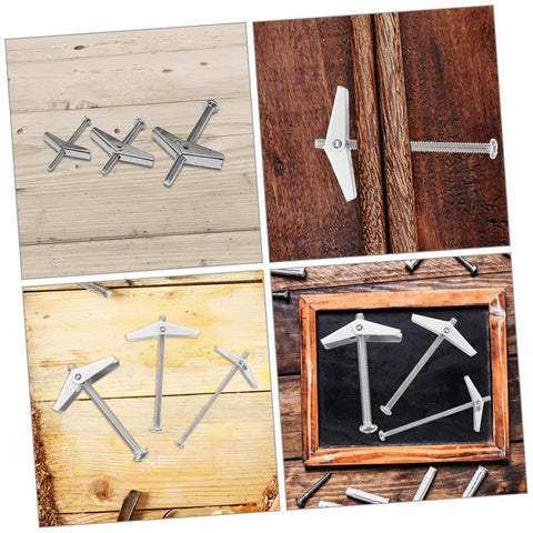 Heavy Duty Toggle Bolt Kit For Drywall And Wall Mounting Durable Steel Anchors Easy To Install And Remove Includes Versatile Expansion Screws For Hanging Cabinets Pictures Shelves And More For Diyers And Pros, steel toggle bolts shown