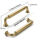 10 Pack Champagne Bronze Finish Heavy Duty Solid Zinc Alloy Cabinet Pulls With 5 Inch Hole Centers And 5.75 Inch Overall Length 0.5 Inch Diameter And 1.38 Inch Projection Ideal For Kitchen Cabinets Bathrooms And Dressers