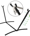 Two Person Portable Hammock With 9 Foot Stand, Heavy Duty 620 Lbs Capacity, adjustable hammock bed frame detail