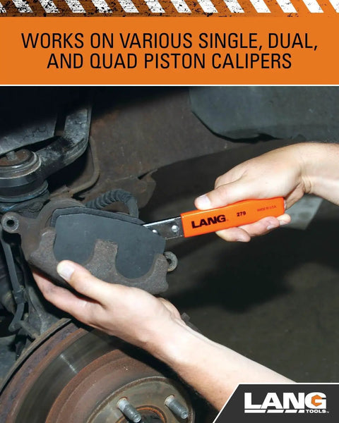Heavy Duty Brake Caliper Press For Twin And Quad Piston Fixed Calipers And Floating Calipers, 360 Degree Ratchet Spread, Centered Action Delivers Even Force To Prevent Piston Misalignment, Beast Pro Tool For Auto Shop Use