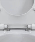 Universal Elongated Toilet Seat With Soft Close Lid And Stainless Steel Hinges, Durable Thermoplastic Construction, Quiet, Easy To Clean