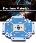 Beefed-Up Welding Magnetic Holder Set 28 Lb Pull Ferrite Magnet Kit with 45/90/135 Degree Angles, 4 Pack, Premium Materials