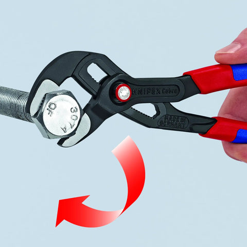 87 22 250 QuickSet Water Pump Pliers With Hightech Comfort Grip Locking Pliers for Tight Spaces adjusting bolt