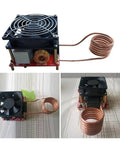 Powerful 1000W ZVS Induction Heating Plate Kit For DIY Projects Compact 100 X 100 X 85 MM Black Board With Cooker Coil And Tube