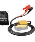 Heavy Duty Jumper Cables With Adapter For 20V Dewalt Battery, 2Ft 8AWG Portable Booster Cables with waterproof bag