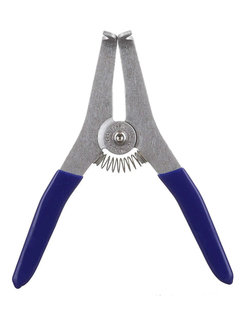 Spring Loaded Pliers And 13 Miter Clamps Set With Lifetime Guarantee Made In USA, spring-loaded pliers with blue handles