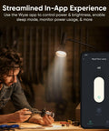Man using must have LED floor lamp for living room, bedroom, and office with remote, app control, and timer, 4000K light.