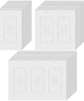Premium Wall Outlet Insulation Foam Gaskets And Draft Sealers to Shut Down Those Darn Drafts pack of 50 rectangular cover pads.