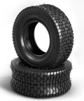 Set Of Two 13x6.50-6 Tubeless Lawn Mower Tires 4 Ply 14 PSI Max Load 200 Lbs Rim Width 4.5 In No Rims Included Fits Small Riding Mowers And Lawn Tractors, stacked