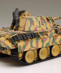 1:35 Scale Panzer Panther Ausf. D Military Vehicle Model Kit With Commander Torso And Crew Figures, Three Battle Markings