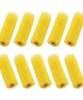 Pro Level Polyurethane Sponge Paint Roller Covers 10 Pack for ultra smooth textured walls, each roller 100 x 35 mm, yellow sponges.