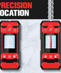 Slick Big Time Portable Wall Scanner And Rechargeable Stud Finder With Laser Marking Digital Angle Gauge and Sharp Color Display.