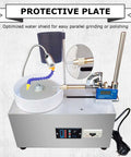 Professional Grade Lapidary Faceting Machine For Jade Crystal And Agate Stone Work Featuring Slick Adjustable RPM Copper Motor with water shield.