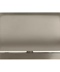 Senior Prima 01 Series Satin Nickel Top Or Bottom Mount Glass Hinge For Half Inch Thick Tempered Glass Panels, Beefy Heavy-Duty Shower Door Hardware, Smooth Operation And Clean Finish. satin nickel glass hinge for 1/2 inch shower door
