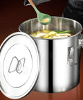 Heavy Duty 304 Stainless Steel Food Dispenser Airtight Kitchen Canister for Bulk Rice Flour and Coffee Beans with lid open