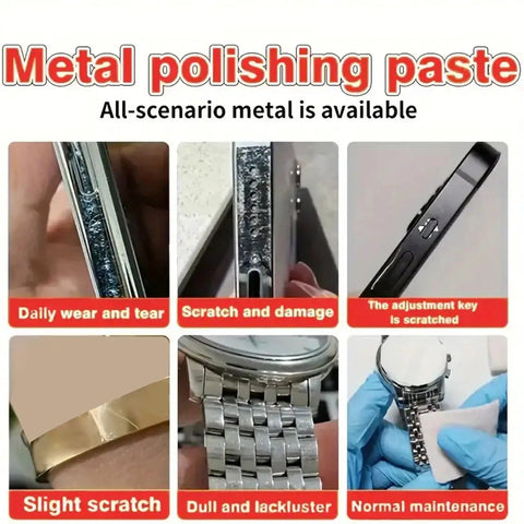 Phone Screen Scratch Remover Kit With Slick Gentle Polishing Cream For Glass And Metal Surfaces Safe For Daily Use Quick Fix For Your Smartphones Eyewear And Other Gadgets