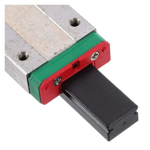 Top Tier High Precision MGN12H Linear Guide Rail Kit With Smooth Bearing Steel Slider Blocks For 3D Printers And CNC Machines That Rock. Close-up of MGN12H steel linear guide block with rail