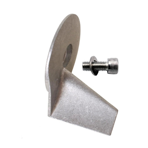 Beefy Zinc Alloy Trim Tab Anode For Mercury Mariner Force Outboard Motors 25HP 30HP 35HP 40HP 45HP 50HP 2 4 Stroke 3.5 Inch Replacement Part 822157T2 822157C2 with bolt