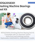 Top Shelf Front Load Washer Tub Bearing And Seal Repair Kit Fits Lg Kenmore Units, MDS62058301 seal and bearings in view.