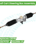 Golf Cart Steering Gear Box Assembly Rack And Pinion Replacement Fits Club Car Precedent Onward Tempo 2004 Up Models