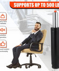 Heavy Duty Gas Lift Cylinder Replacement For Office And Gaming Chairs, 5.5 Inch Long Stroke, Adjustable Height From 10.5 To 16 Inches