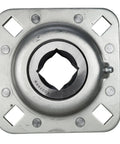 Drivetrain Disc Harrow Flange Bearing Replacement Part, Beefed-Up, Bore One And A Eighth Inch Square, Bolt To Bolt Five Inch