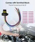 Mechanic using Chevy GMC External Harness Repair Kit For 6L80E 6L90E Transmissions And 6R60 6R80 6R75 With TCM T43 Wiring Connector