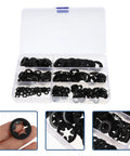 Industrial Grade Stainless Steel Internal Tooth Serrated Lock Washers Kit 280 Pcs for Quick Locking and Clamping