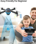 Starter Friendly Beginner Drone With 1080P Camera And Brushless Motors Long Flight Time One Key Takeoff And Landing RC Quadcopter in use