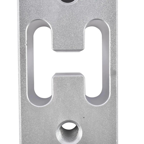 Heavy Duty Universal Drill Press Support Block Plate Tool Set Featuring 30 Ton Hydraulic Shop Press Plates For Bearing And Bushing Removal And Installation Wheel Hub And Suspension Repair Ready, silver steel support block plate with threaded hole