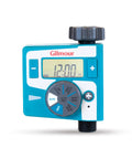 Single Outlet Water Timer For Garden Hose, Programmable Irrigation Controller, Blue, digital display and metal connector