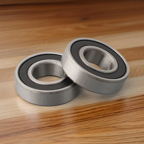 Thin Section 10x22x6mm Sealed Deep Groove Ball Bearing Set For Cycling Hub Front Replacement Parts Lightweight Stainless Steel Bearings For Bike Repair Kits 6900-2RS Style Fit Durable And Easy To Install, two sealed bearings