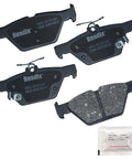 Priority 1 Ceramic Rear Brake Pads CFC1808 set for Subaru Ascent, Crosstrek, Forester, Legacy, Outback, WRX with hardware