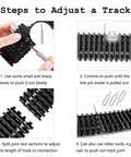 Steps to adjust a track on Shock Absorption Robot Tank Chassis With Suspension Holder For Arduino and Raspberry Pi