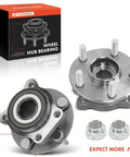 Two Front Wheel Bearing And Hub Assembly Set With 5 Lug Fits Subaru Forester 2009-2014, Impreza 2008-2014, XV Crosstrek 2013-2014