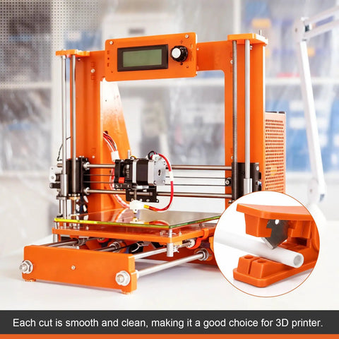 9 Piece PTFE Tube Cutter Set For Plastic Tubing And Hose, orange 3D printer frame cutting white tube
