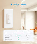 Smart Dimmer Switch Single Pole 2 Pack With HomeKit Alexa Google Assistant And SmartThings 2.4GHz WiFi For Dimmable LED Lights