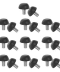 Heavy Duty Adjustable Furniture Leveling Feet 20 Piece Set For Sofas Beds Desks Chairs And Cabinets Quick Install Invisible Low Profile Stabilizers For Serious Stability And Floor Protection black metal feet